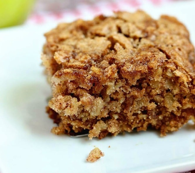 Apple and Oat birthday cake