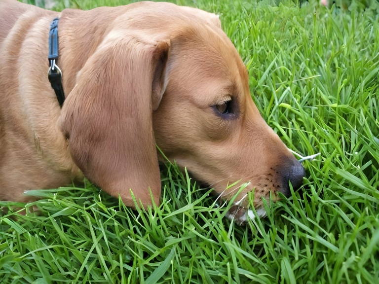 Dog eats grass - Why